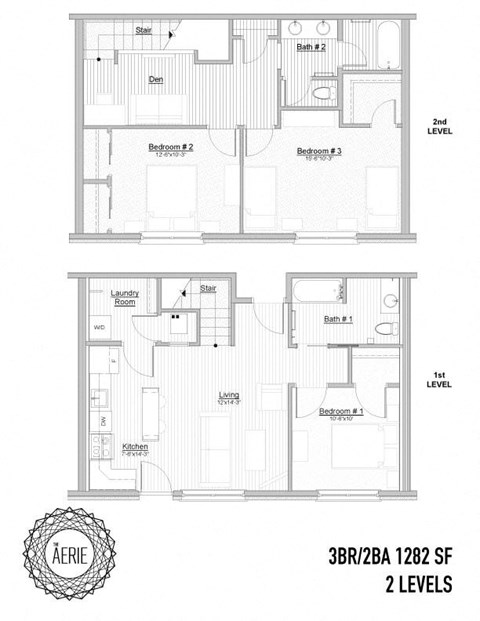 the floor plans for the different units of the house